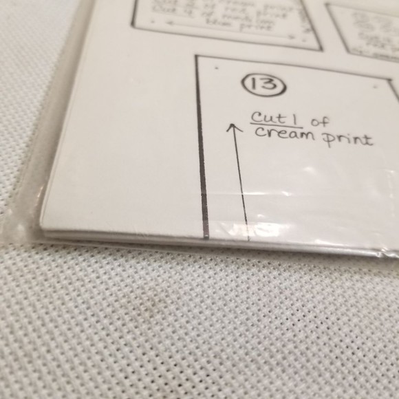 1981 The Pattern Factory Schoolhouse Sampler patchwork pattern new Pat025 - Picture 5 of 5